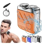 Skyworl Mini Shaver, Beard Shavers Portable Suitcase Design, Mini Portable Electric Shaver for Me...
