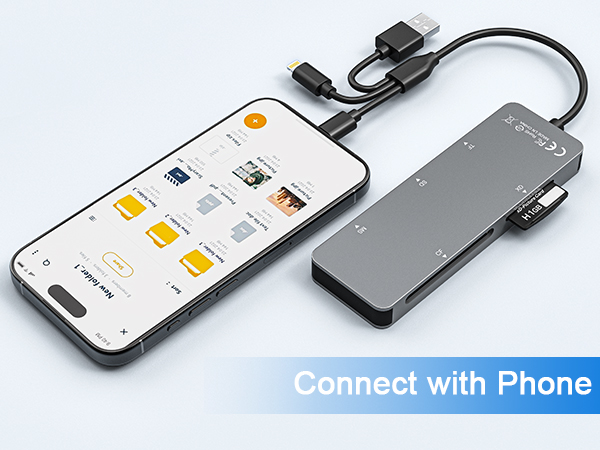 memory stick pro duo reader transfers data to iphone