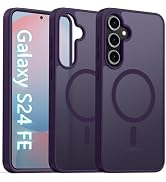 Oterkin Magnetic for Samsung Galaxy S24 FE Case Matte, S24 FE Phone Case Compatible with MagSafe ...