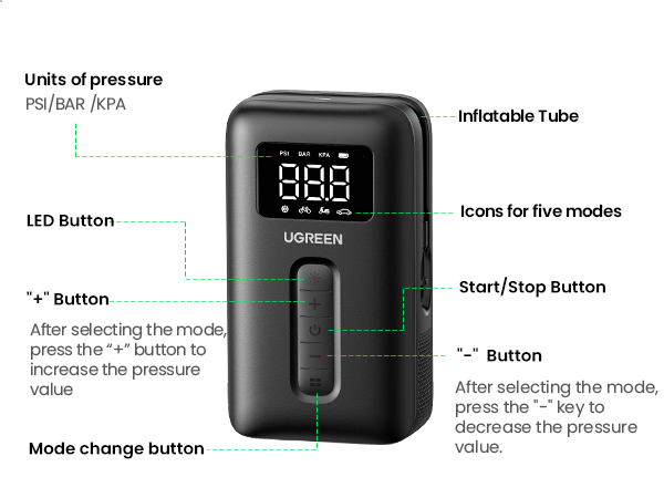 tire inflator portable