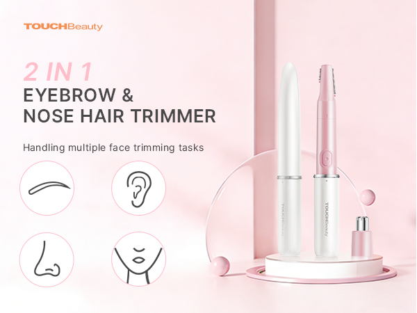 2 IN 1 EYEBROW &amp;amp; NOSE HAIR TRIMMER