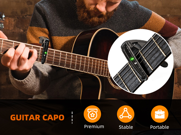 2 in 1 guitar capo tuner