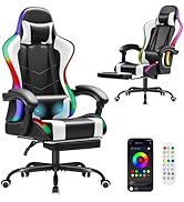 Homall Gaming Chair, Video Game Chair with Footrest and Massage Lumbar Support, Ergonomic Compute...