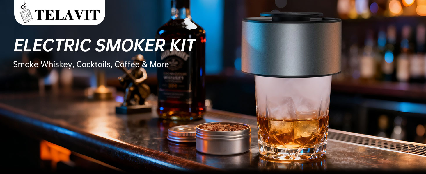 electric whiskey smoker kit