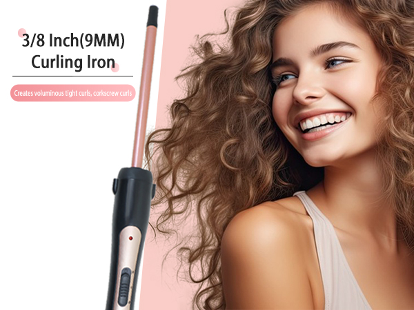 9mm Thin Curling Wand