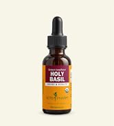 Herb Pharm Certified Organic Holy Basil (Tulsi) Extract for Energy and Vitality, 1 Ounce (DBAS01)