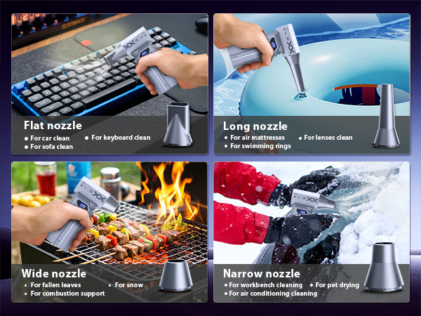 air duster with four nozzles