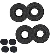 Replacement Ear Cushions for Plantronics Headset, Foam Ear Pads Compatible with Plantronics Black...