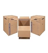 Bankers Box SmoothMove Wardrobe Moving Boxes, Tall, 24 x 24 x 40 Inches, 3 Pack (7711001)