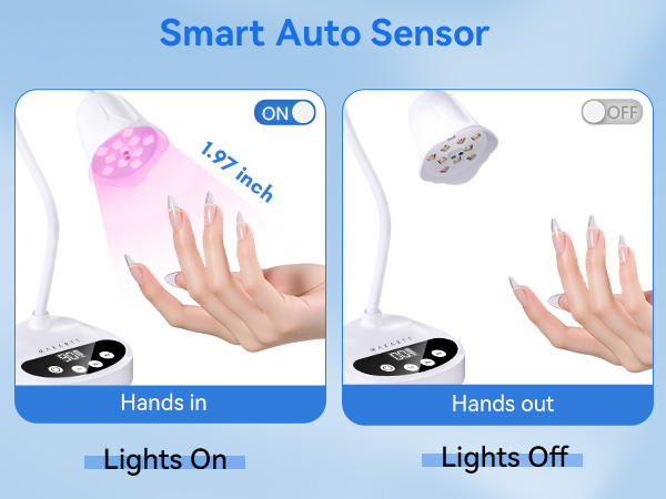 cordless uv led nail lamp led nail light for gel nails