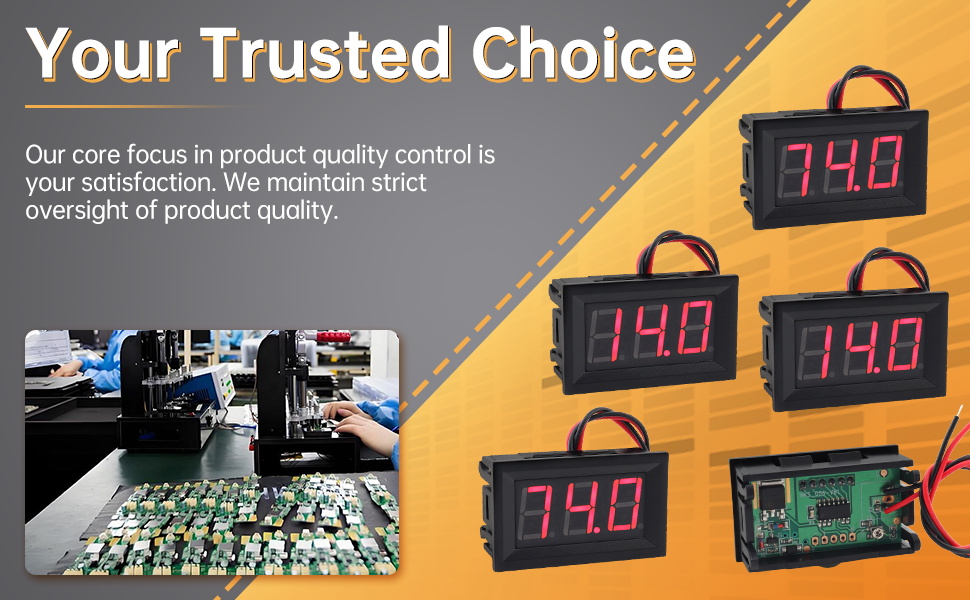 LED Display Motorcycle Battery Monitor