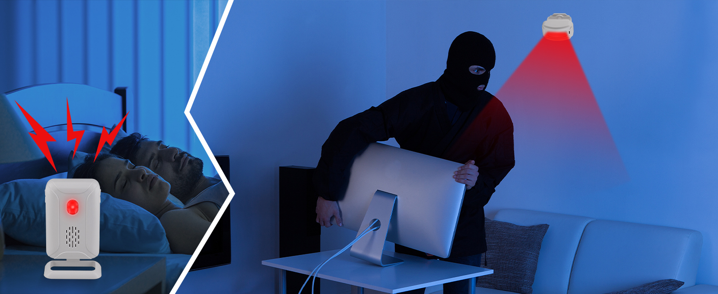 motion sensor alarm chime alert motion sensor doorbell rings when customers walks in