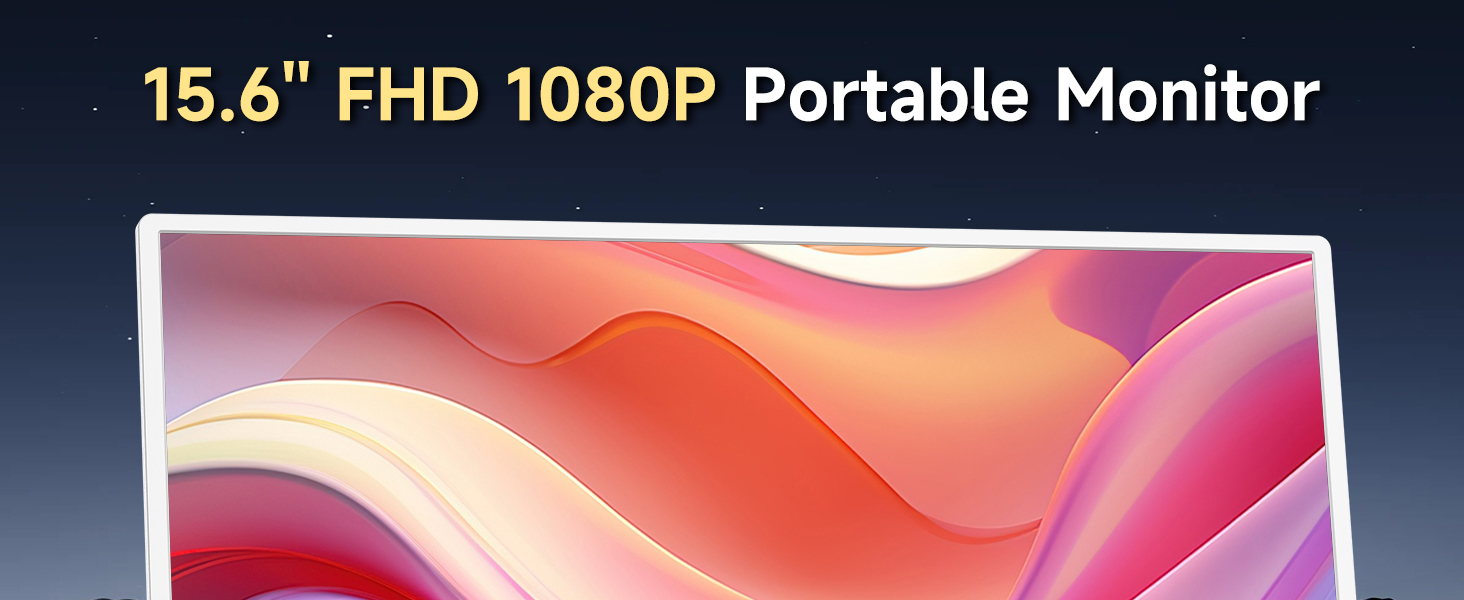 portable monitor, portable monitor for laptop, portable gaming monitor,15.6inch portable monitor