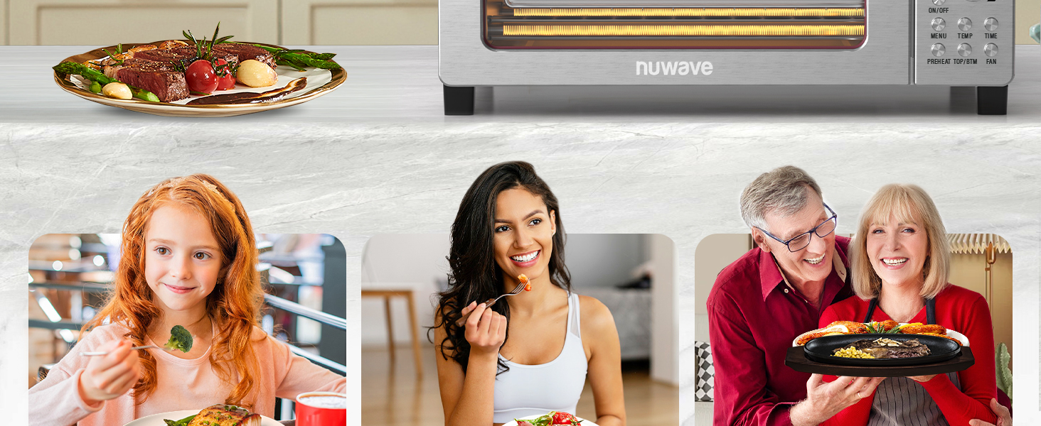 Nuwave Bravo Pro air fryer toaster oven 