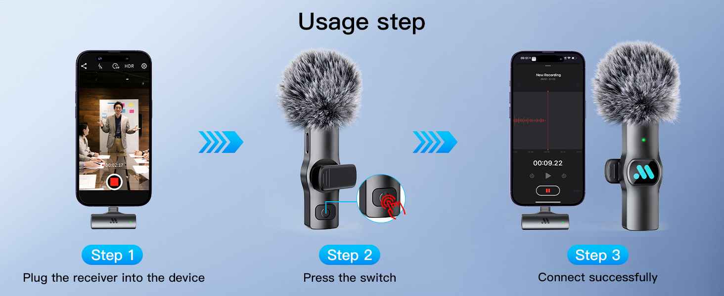 Wireless Microphone for iPhone