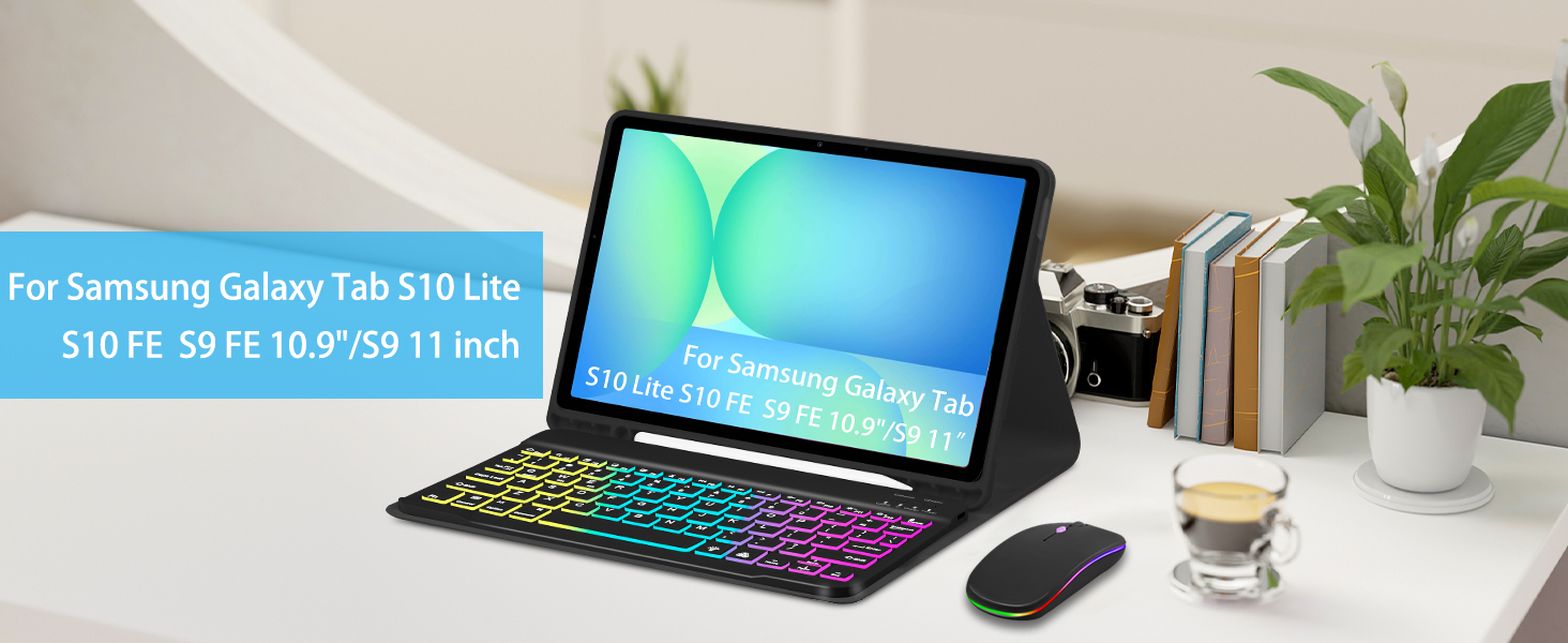 galaxy tab S10 lite case with keyboard