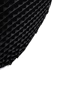 RALENO 35.4"/90cm Parabolic Softbox with Bowens Mount, Honeycomb Grid, Carrying Case Quick Setup ...