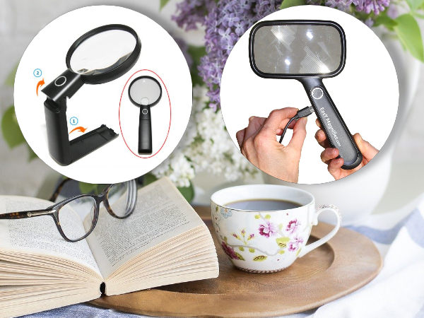 large magnifying glasses for reading books