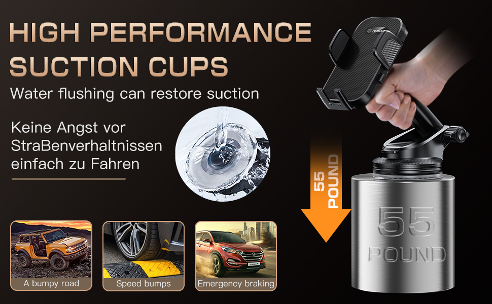 Topmake Car Phone Holder Mount