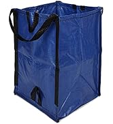 DURASACK Heavy Duty Home and Yard Waste Bag 48-Gallon Woven Polypropylene, Reusable Lawn and Leaf...