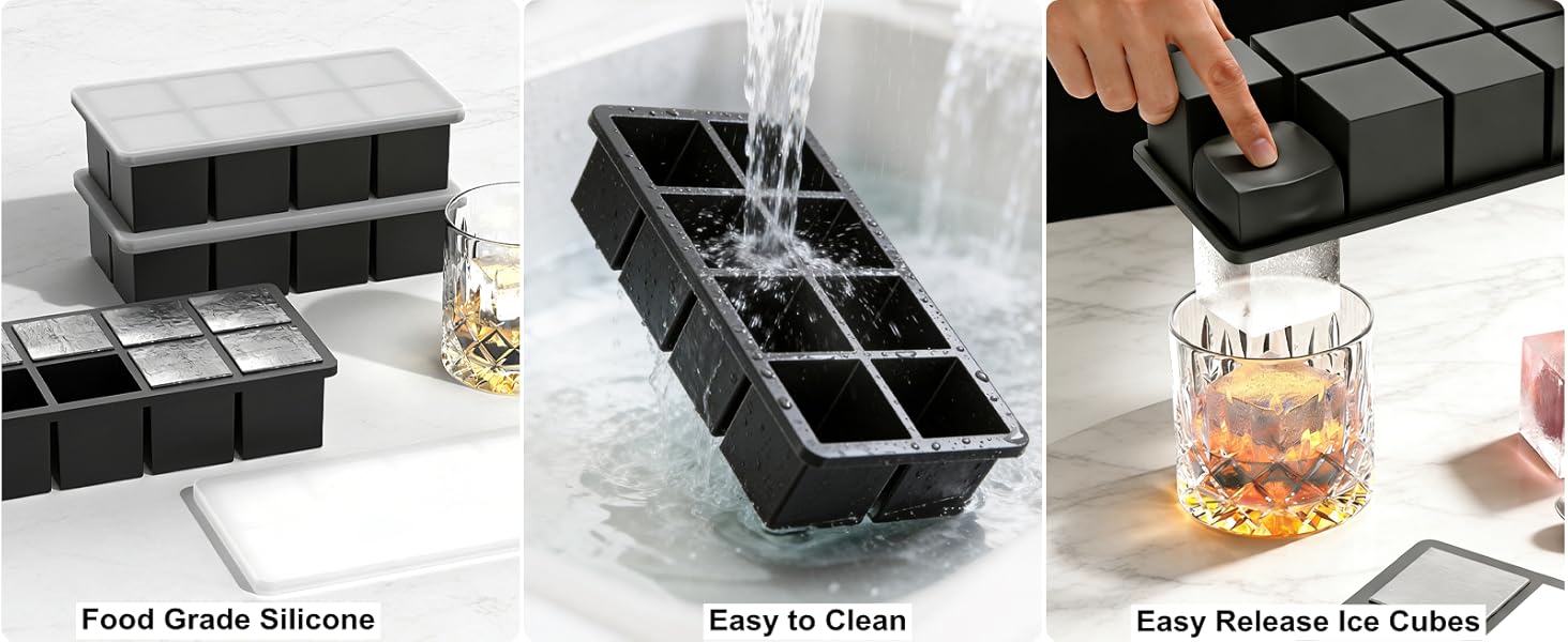 ice cube molds for cocktails whiskey ice old fashion ice cube molds square ice mold craft ice maker