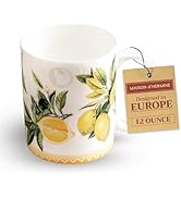 Maison d' Hermine Coffee Mug with Handles Fine Bone China Mugs Pack of One Tea Cups for Hot Bever...