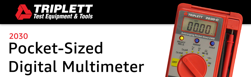 triplett pocket sized digital multimeter