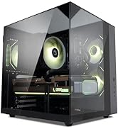 Zalman ZQBE ATX Mid-Tower Gaming PC Case, 3 x 120mm PWM ARGB Fans with Multi-Port PWM Hub/ARGB Co...