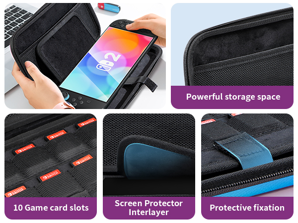 Switch 2 Carry Case Compatible with Nintendo Switch 2 Console