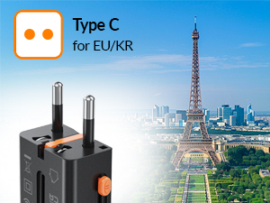 International travel adapter
