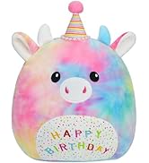 AWNOGKUE Cow Stuffed Animal Cow Plush Toys 12 Inch Soft Unicorn Plushies Pillow Cute Rainbow Plus...