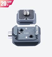 FALCAM F22 Basic Quick Release Plate Kit, Camera Mounting Adapter Convert 1/4