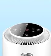 2 Pack Air Purifiers for Home with HEPA Filters, Portable Air Purifier with Nightlight Speed Cont...