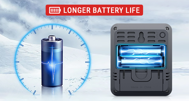 freezer temperature monitor digital temperature gauge small car thermometer humidity meter for home