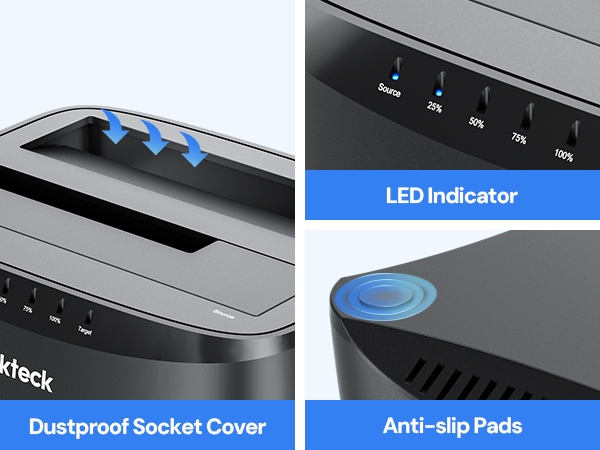 clone docking station sata enclosure sata dock external hard drive bay