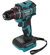 354 In-lbs Cordless Drill Driver for Makita 18V Battery, 3/8" Keyless Chuck, 21+1 Torque Settings...
