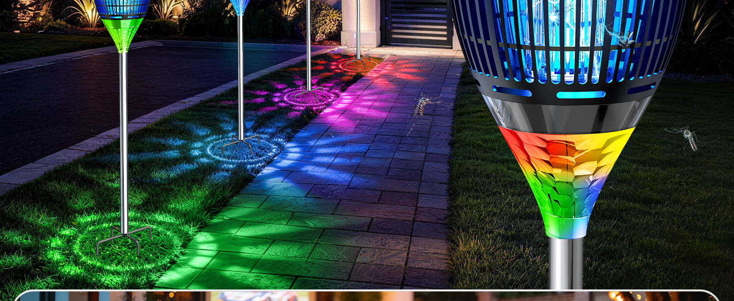 solar mosquito zapper outdoor