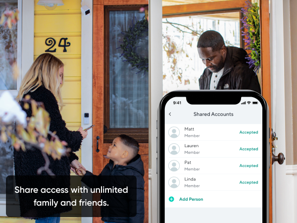 Share the Wyze Home Monitoring with family and friends you trust.