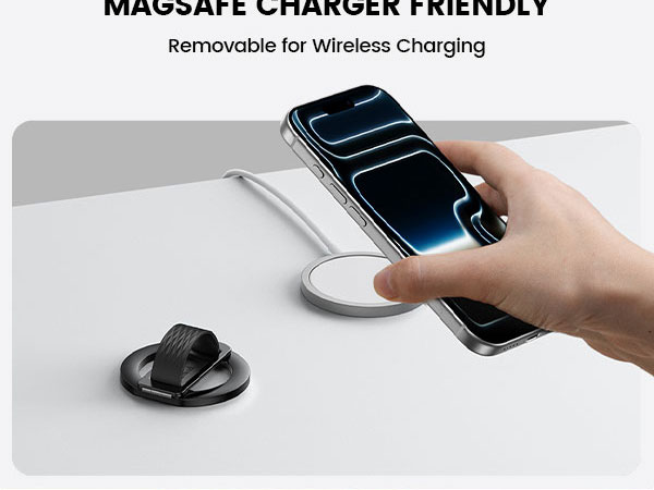 magsafe phone grip holder silicone soft finger grip holder magnetic pop socekt for iphone