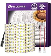 HitLights Cool White LED Strip Lights, UL-Listed Premium High Density 2835, 24.6 Feet, 900 LEDs, ...
