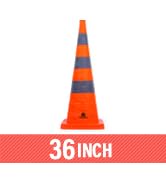 Orange Collapsible Cones 36 Inch