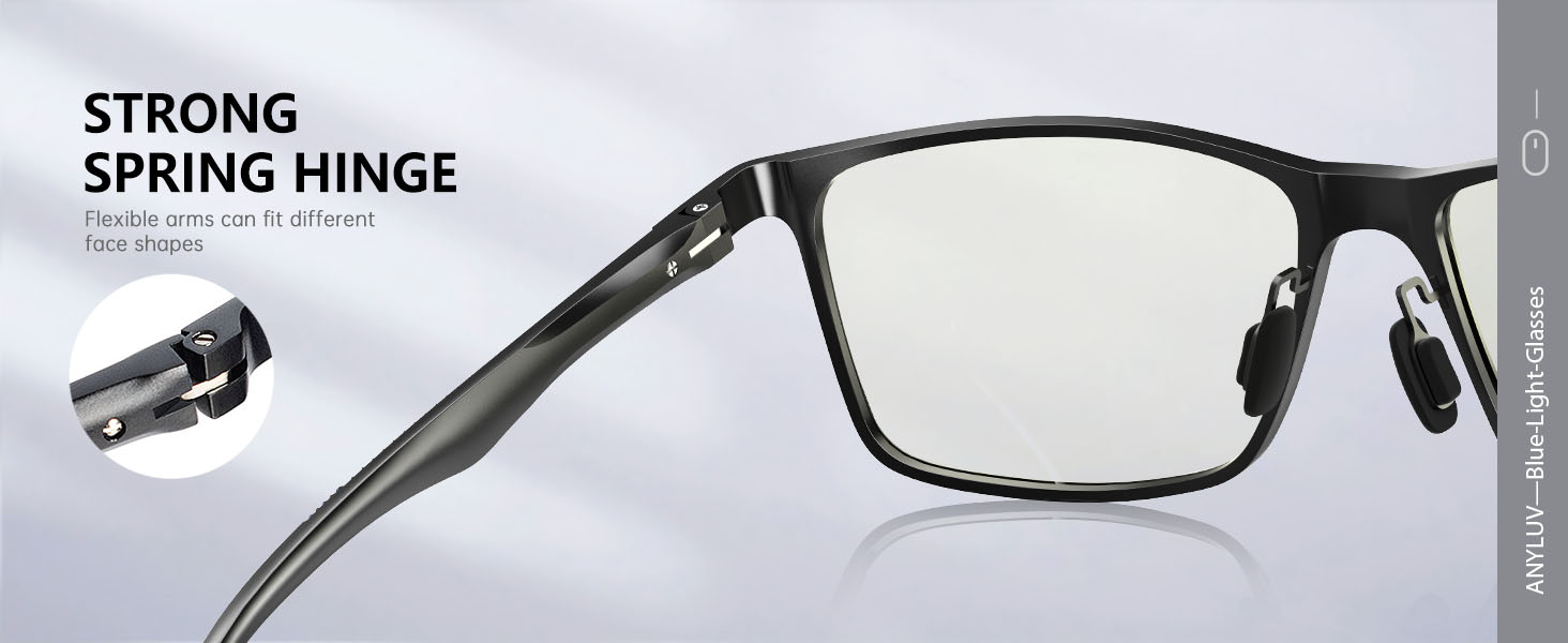 bule light glasses