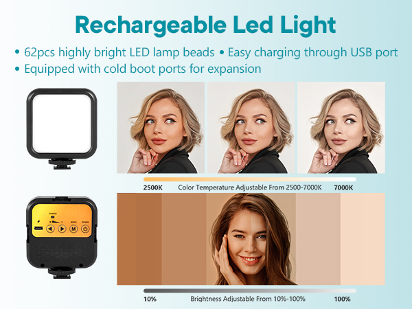 Vlogging Kit for iPhone, Android (with Tripod)