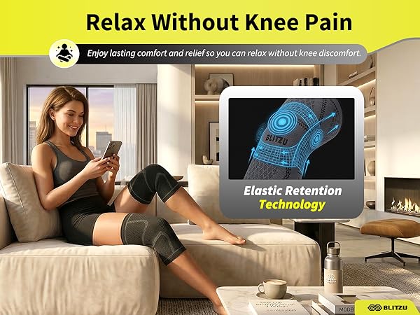 knee compression sleeves for men women knee brace support