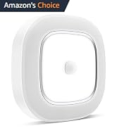 Motion Sensor LED Ceiling Light Battery Operated, WhitePoplar Wireless Motion Sensing Activated L...