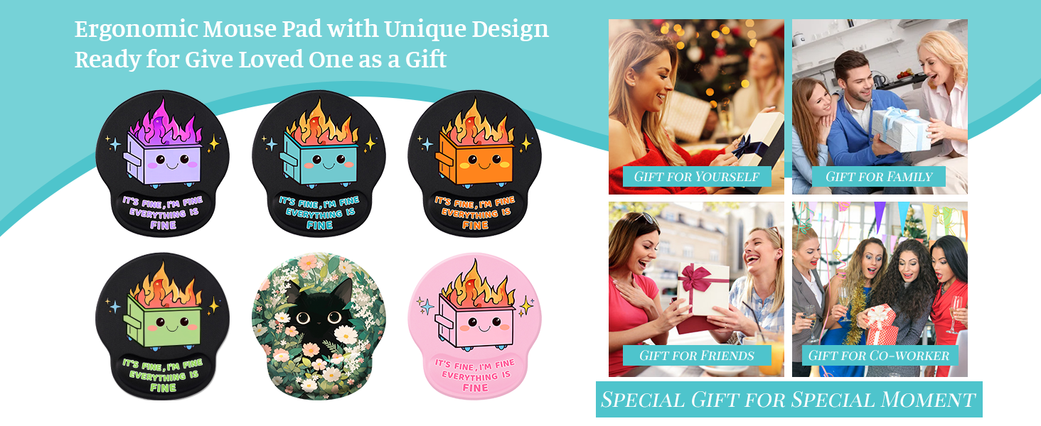 Ergonomic Mouse Pad as Present