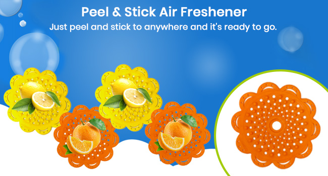 sticks-up air freshener freshness citrus garbage bin odor eliminator neutralizer deodorize