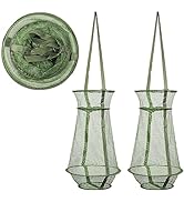 Collapsible Fish Basket Mesh Fish Trap Portable Fish Cage Foldable Fishing Keep Net for Keeping F...