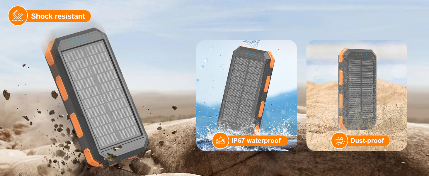 solar charger with cords