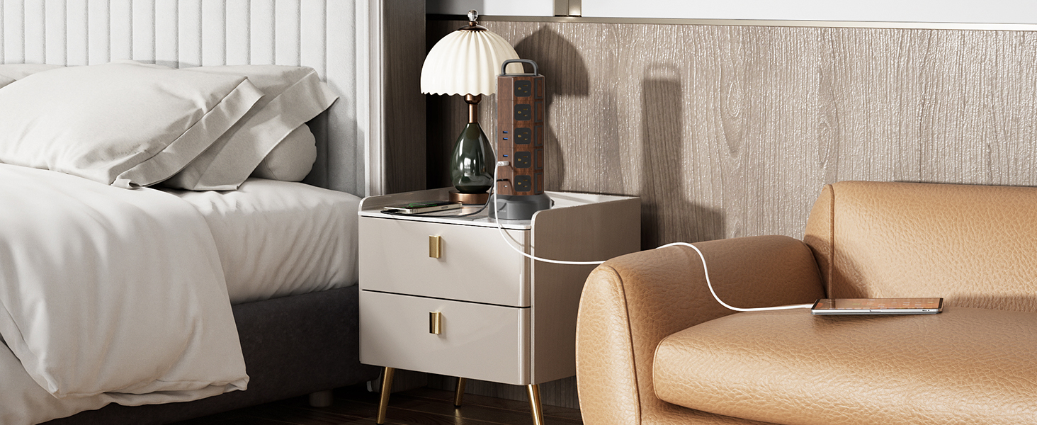 desk organization charging station